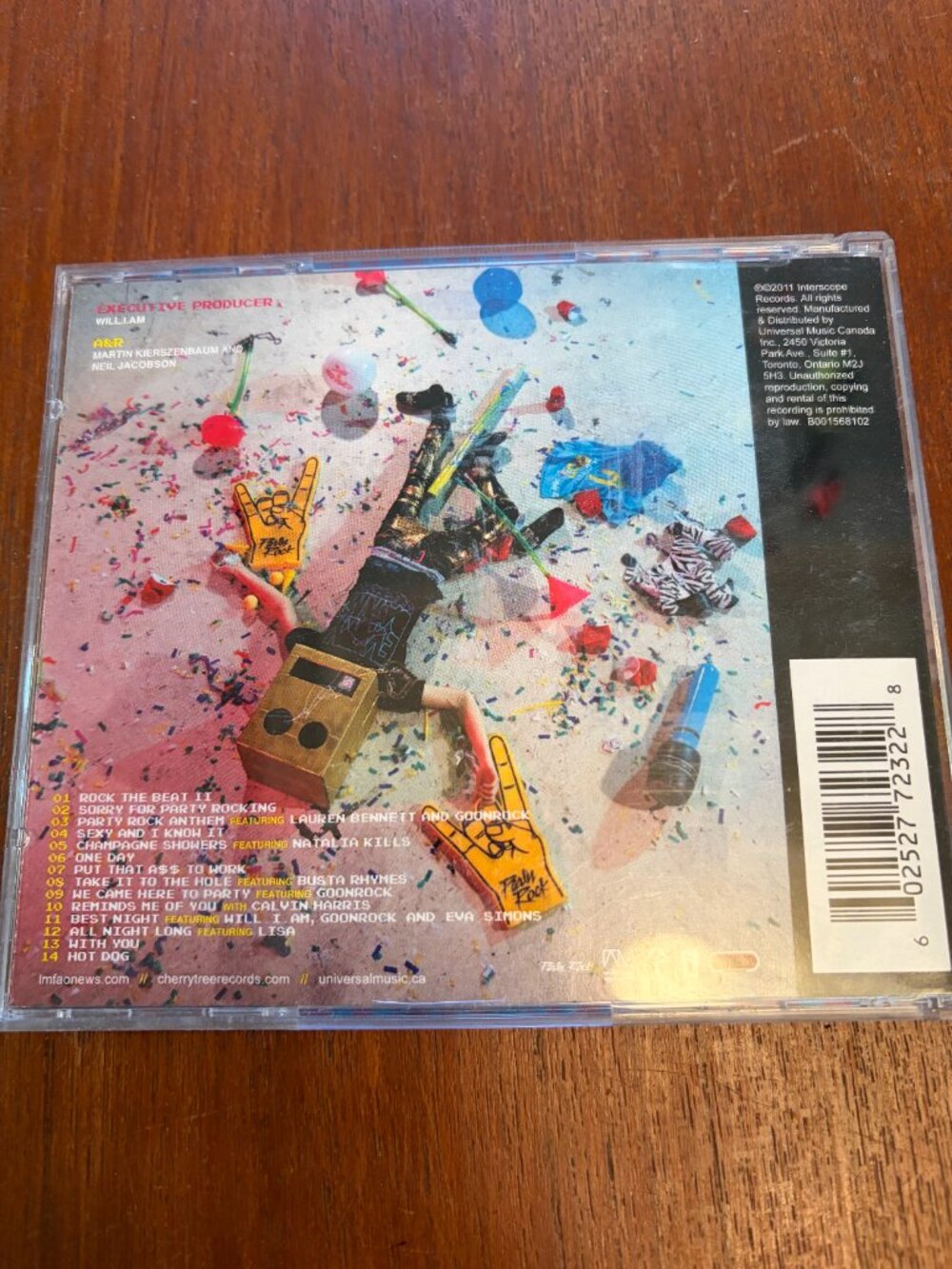 LMFAO Sorry for Party Rocking CD Audio Untested Used - Picture 2 of 3